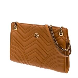 Rare Color Gucci Azalea Marmot Leather Slim